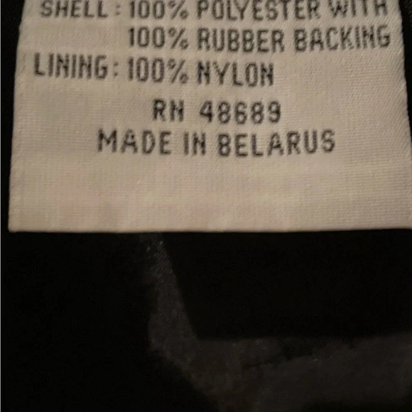 VTG British Mist Black Gold Made in Belarus Raincoat Cape Trench Old Money Sz 12 - Picture 5 of 7